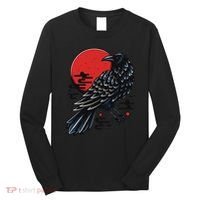 Dark Raven Epic Ninja Fight Anime Cosplay Long Sleeve Shirt thumb 0