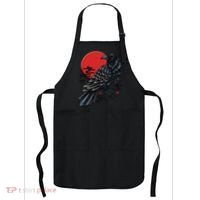 Dark Raven Epic Ninja Fight Anime Cosplay Apron thumb 0