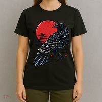 Dark Raven Epic Ninja Fight Anime Cosplay T-Shirt thumb 4