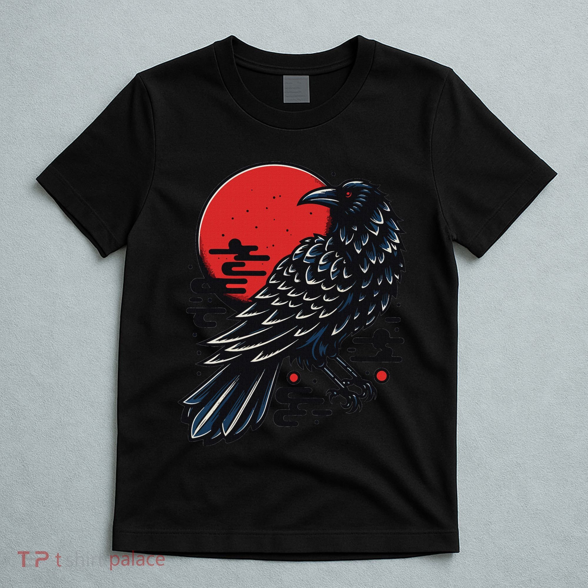 Dark Raven Epic Ninja Fight Anime Cosplay T-Shirt