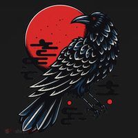 Dark Raven Epic Ninja Fight Anime Cosplay Women's Hoodie thumb 2