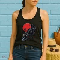 Dark Raven Epic Ninja Fight Anime Cosplay Women's Tank Top thumb 2