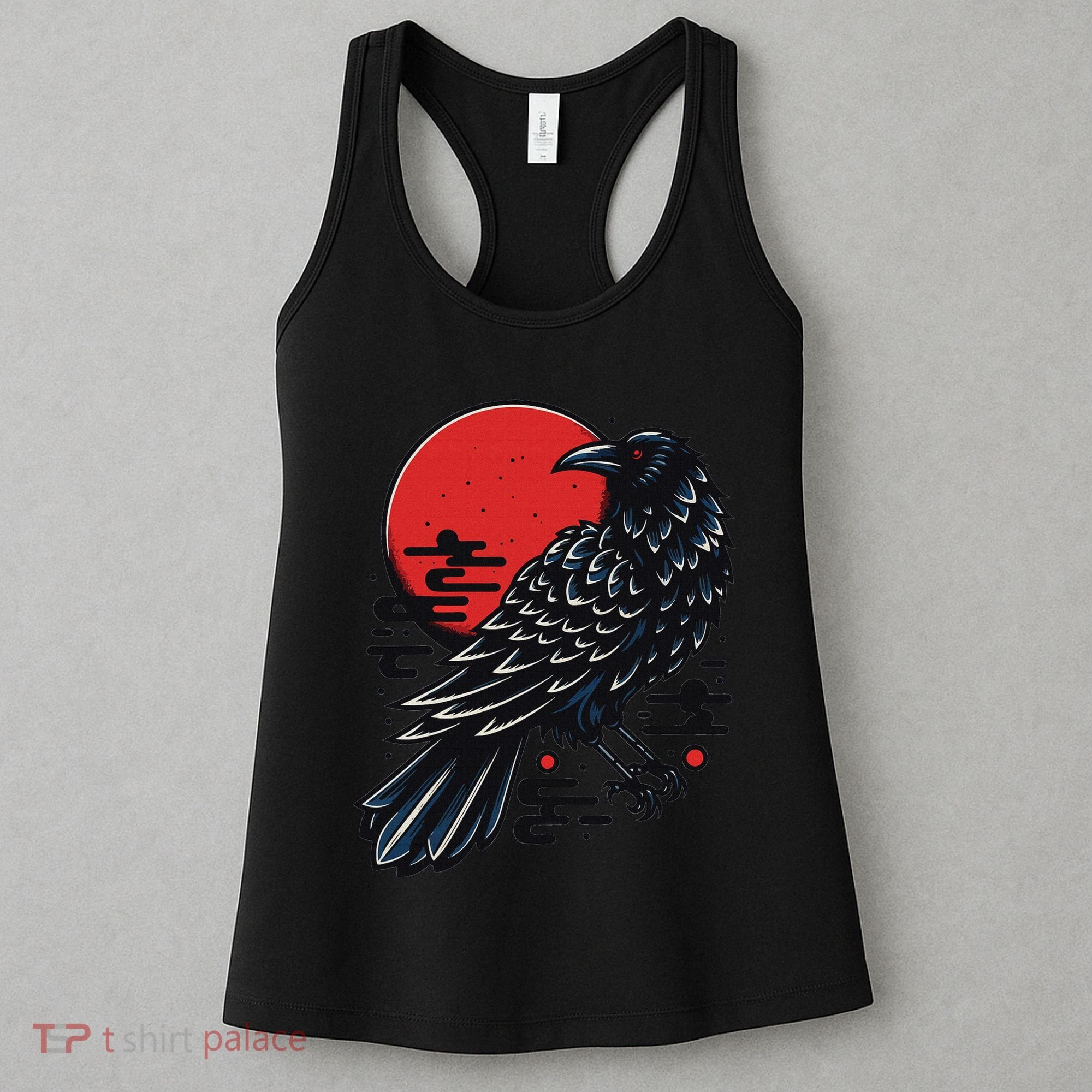 Dark Raven Epic Ninja Fight Anime Cosplay Women's Tank Top
