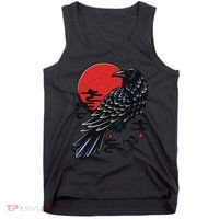 Dark Raven Epic Ninja Fight Anime Cosplay Tank Top thumb 0