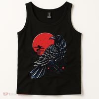 Dark Raven Epic Ninja Fight Anime Cosplay Tank Top thumb 2