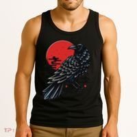 Dark Raven Epic Ninja Fight Anime Cosplay Tank Top thumb 3