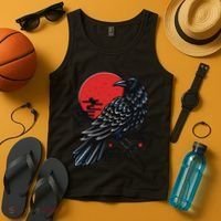 Dark Raven Epic Ninja Fight Anime Cosplay Tank Top thumb 4