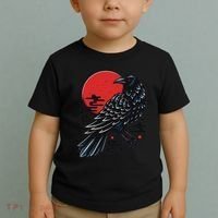 Dark Raven Epic Ninja Fight Anime Cosplay Toddler T-Shirt thumb 2