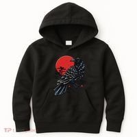 Dark Raven Epic Ninja Fight Anime Cosplay Kids Hoodie thumb 0