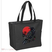 Dark Raven Epic Ninja Fight Anime Cosplay Tote Bag thumb 2