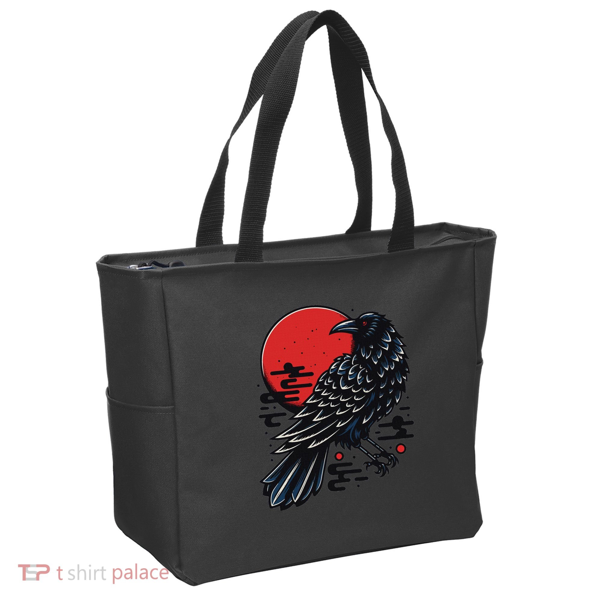 Dark Raven Epic Ninja Fight Anime Cosplay Tote Bag