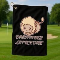 Dream Big Little Lion Golf Towel thumb 1