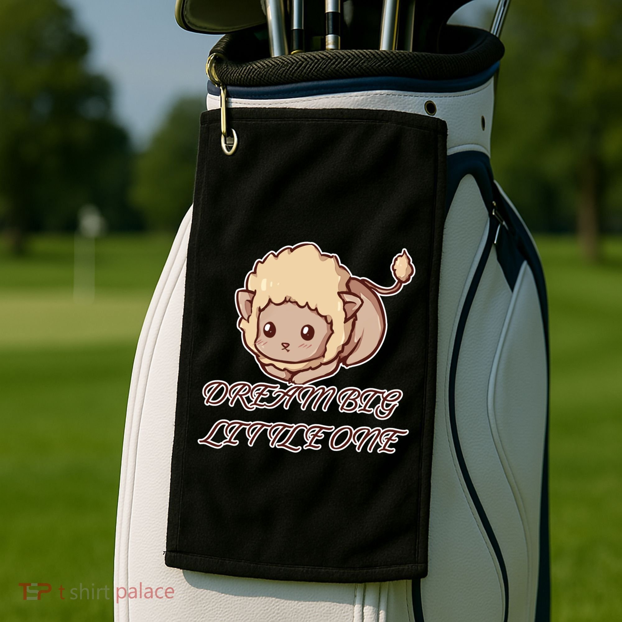 Dream Big Little Lion Golf Towel