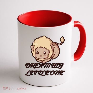 Dream Big Little Lion Coffee Mug back