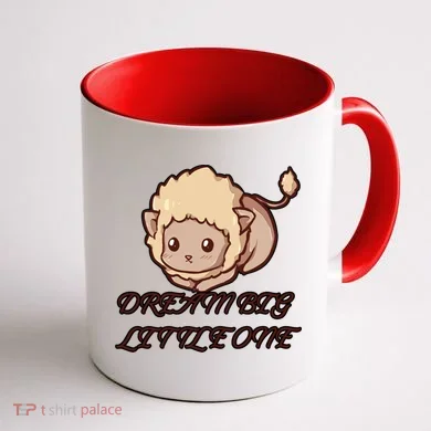 Dream Big Little Lion Coffee Mug back