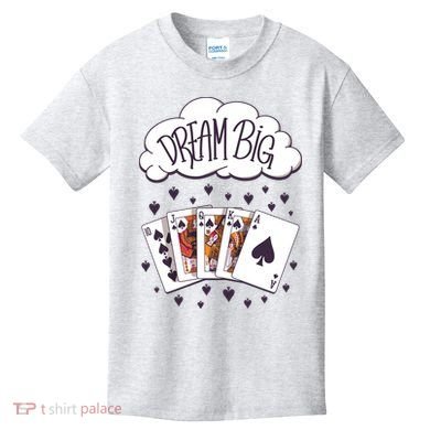 Dream Big Poker Hand Kids T-Shirt