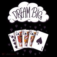 Dream Big Poker Hand USA-Made Doggie Bandana thumb 2