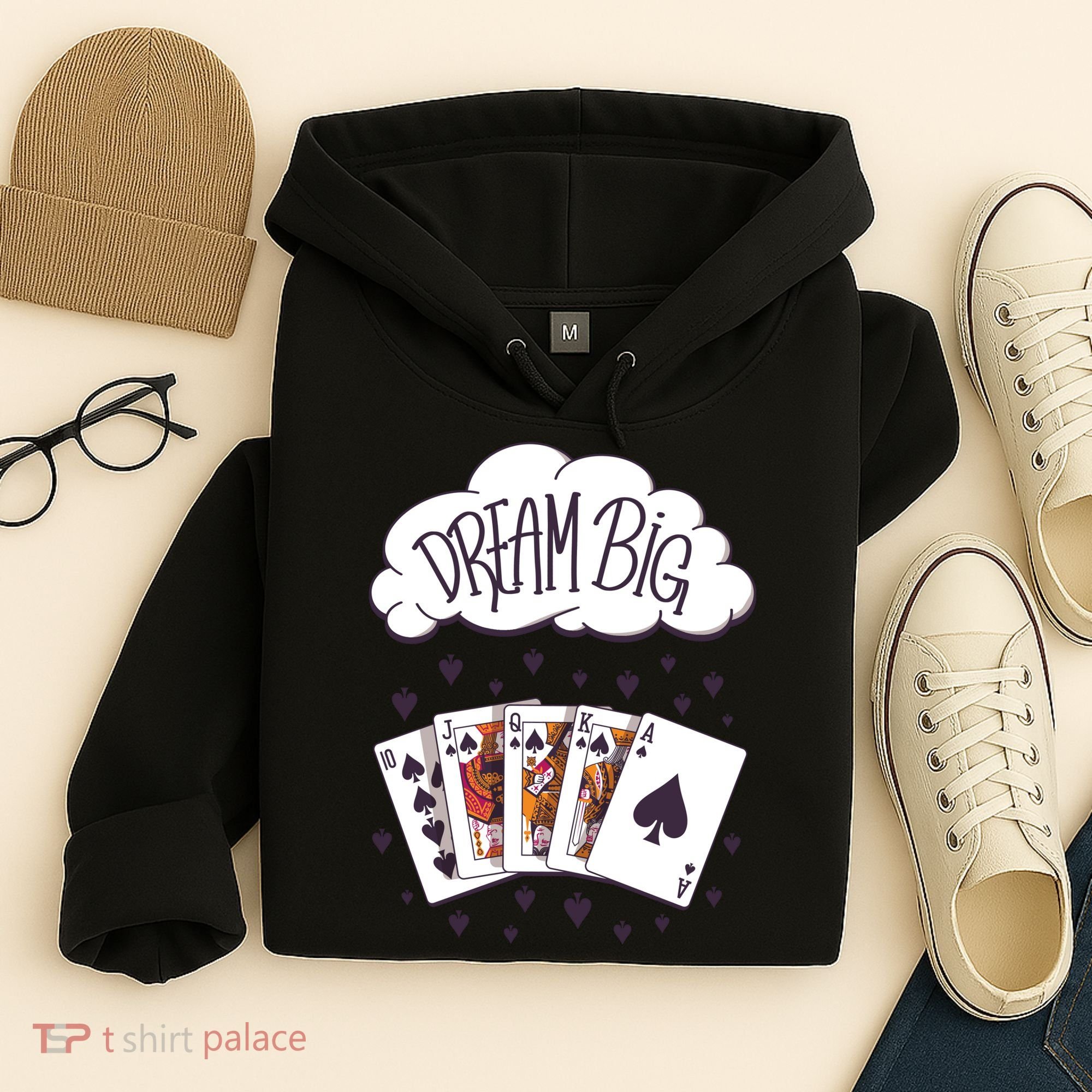 Dream Big Poker Hand Hoodie