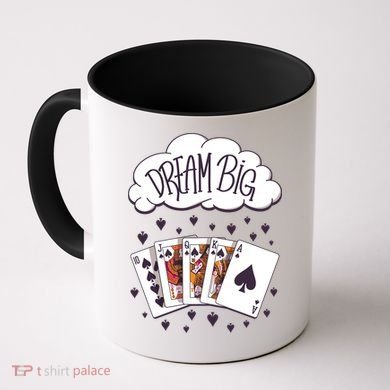 Dream Big Poker Hand Coffee Mug