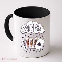 Dream Big Poker Hand Coffee Mug thumb 0