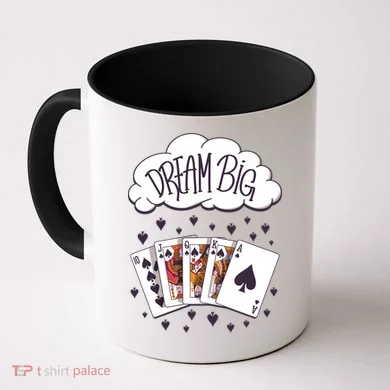 Dream Big Poker Hand Coffee Mug