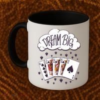 Dream Big Poker Hand Coffee Mug thumb 2