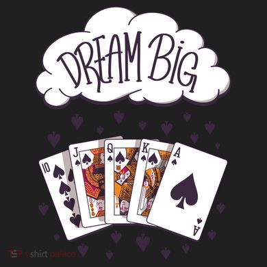 Dream Big Poker Hand 40oz Vacuum Insulated Stainless Steel Travel Tumbler
