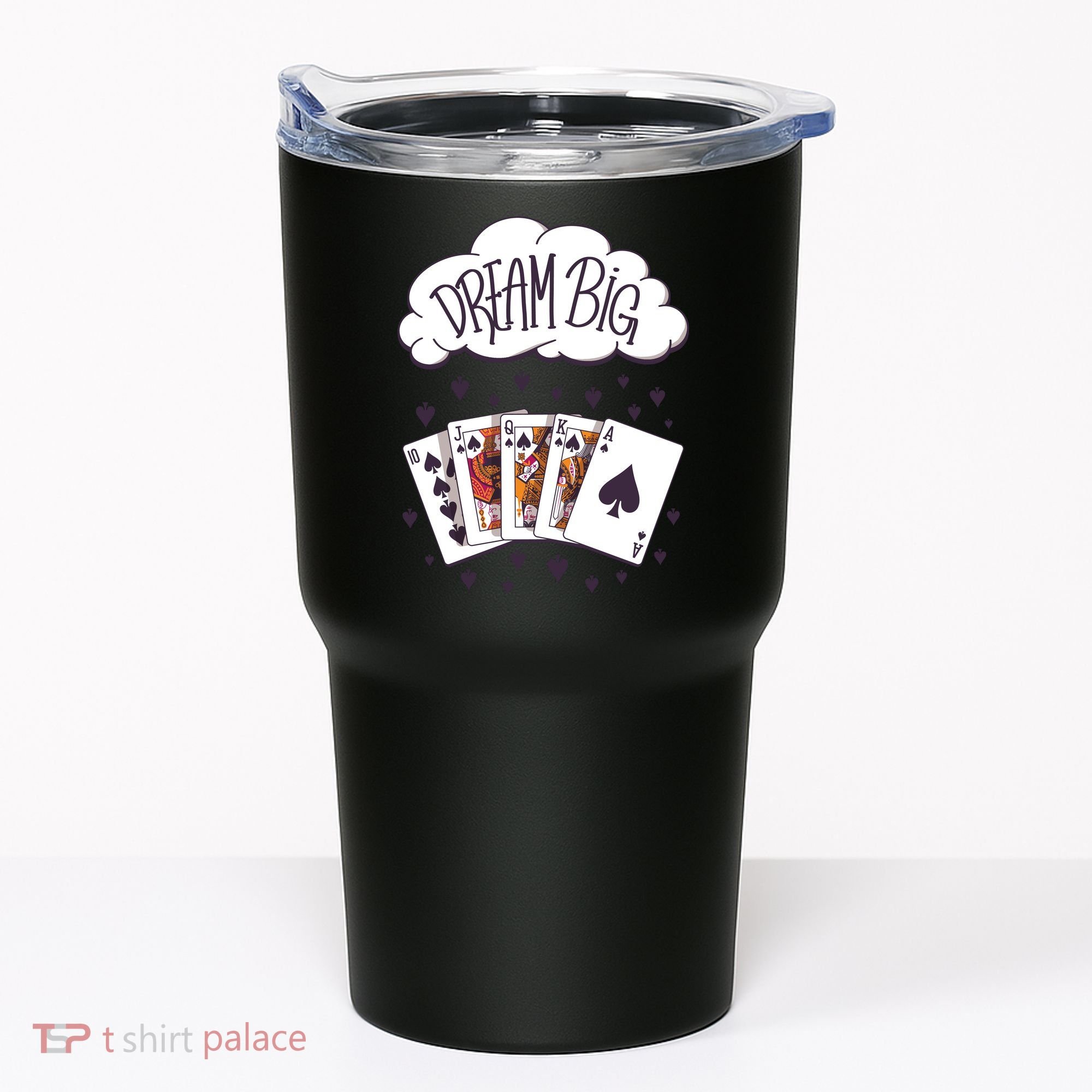 Dream Big Poker Hand Tumbler