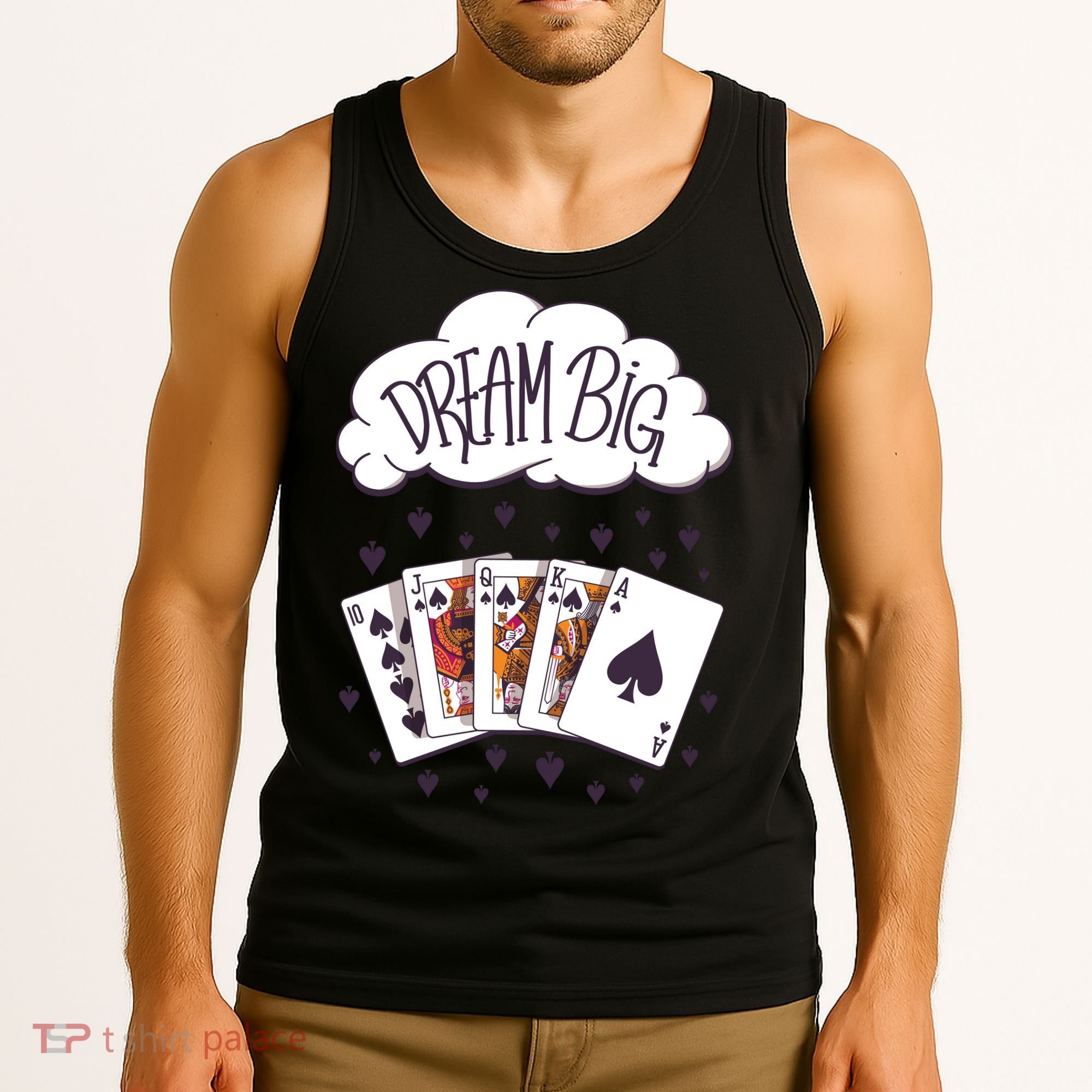 Dream Big Poker Hand Tank Top