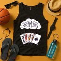 Dream Big Poker Hand Tank Top thumb 4