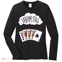 Dream Big Poker Hand Women's Long Sleeve Shirt thumb 0