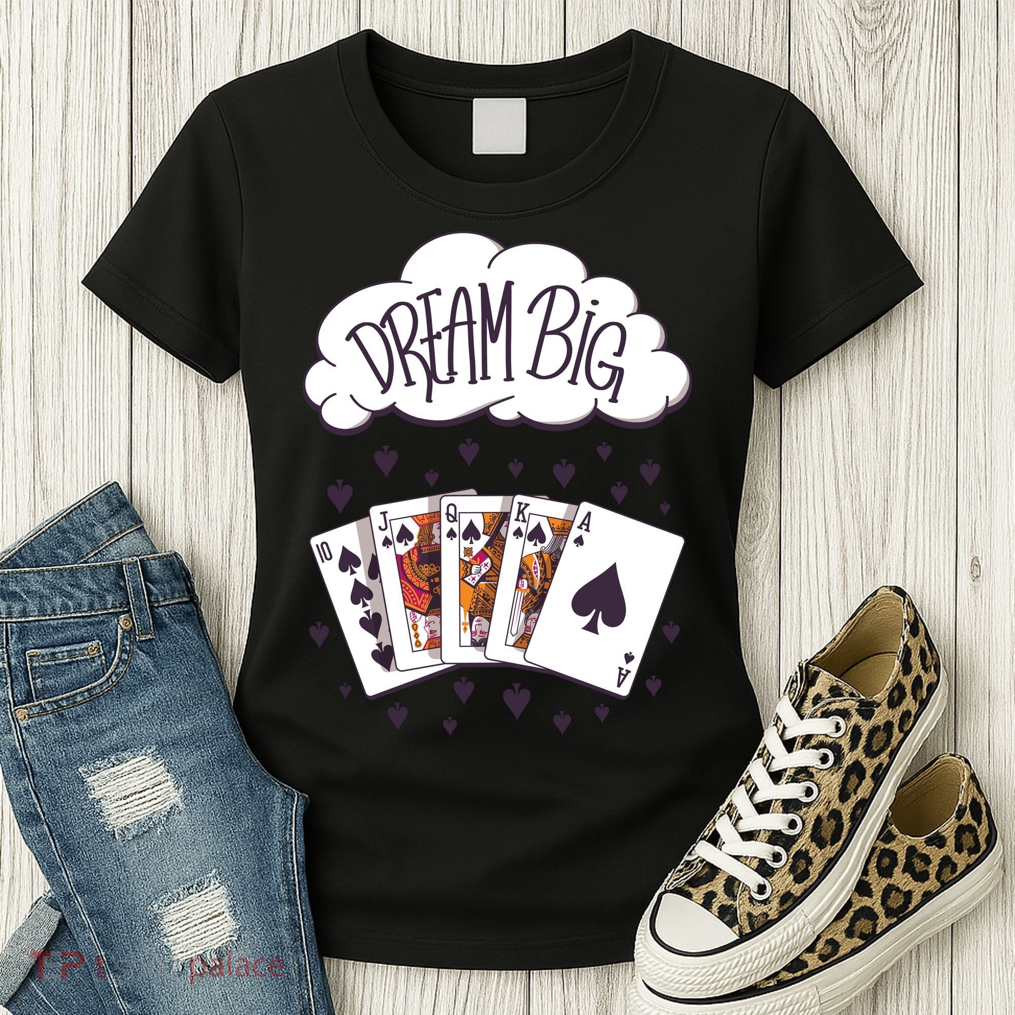 Dream Big Poker Hand Women's T-Shirt