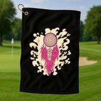 Dream Catcher Moon Golf Towel thumb 1