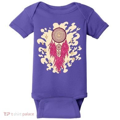 Dream Catcher Moon Baby Bodysuit
