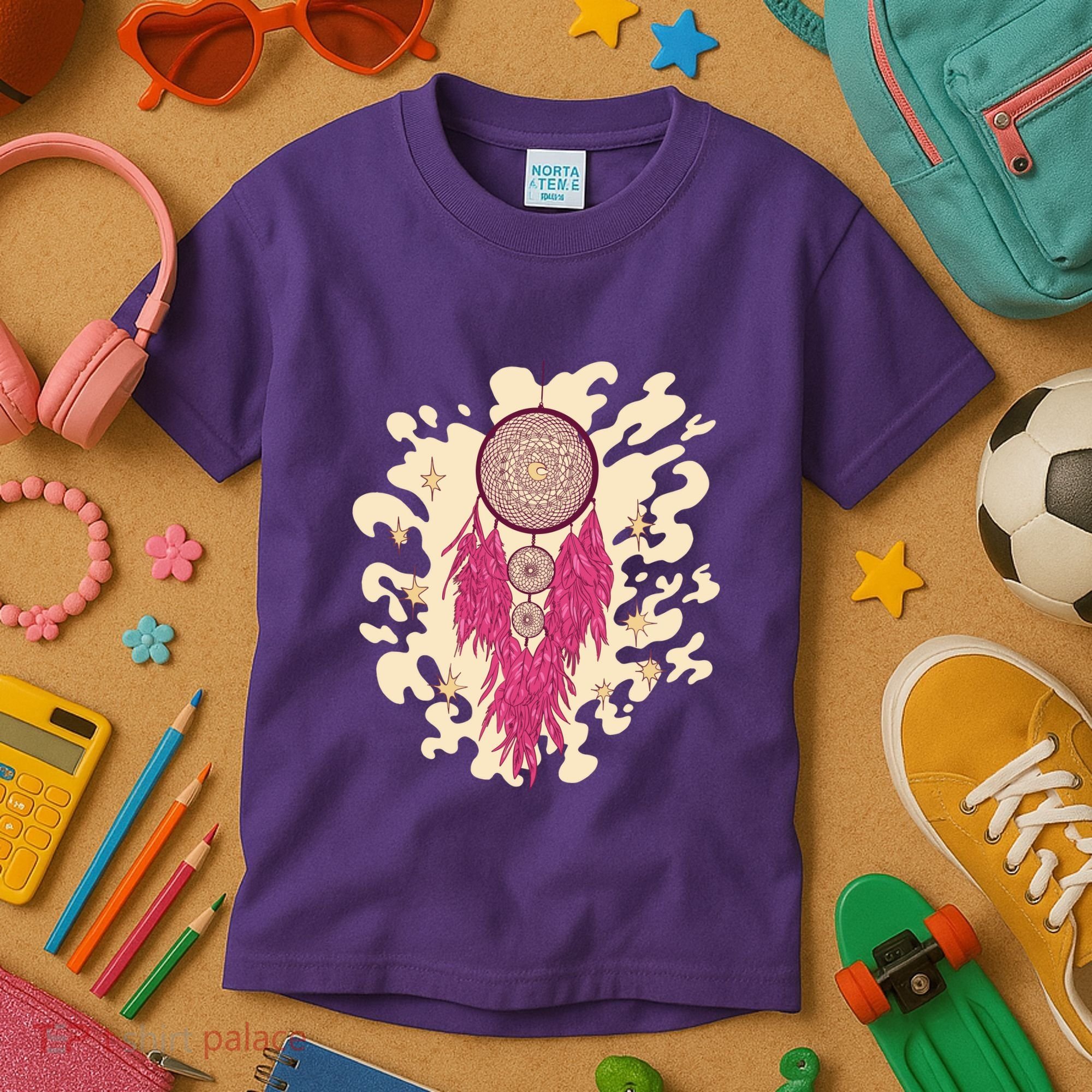 Dream Catcher Moon Kids T-Shirt