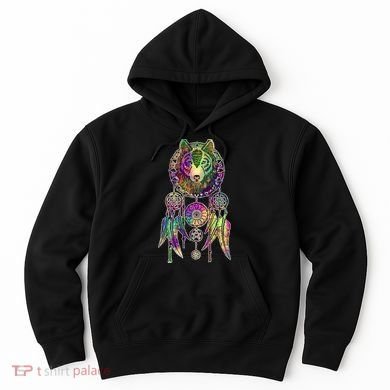 Dream Catcher Wolf Galaxy Hoodie