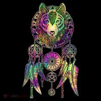 Dream Catcher Wolf Galaxy Coffee Mug thumb 5