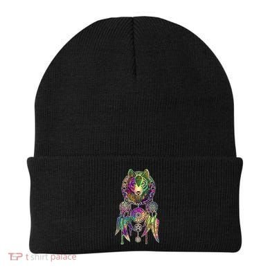 Dream Catcher Wolf Galaxy Beanie