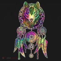 Dream Catcher Wolf Galaxy PosiCharge Competitor Tank thumb 2