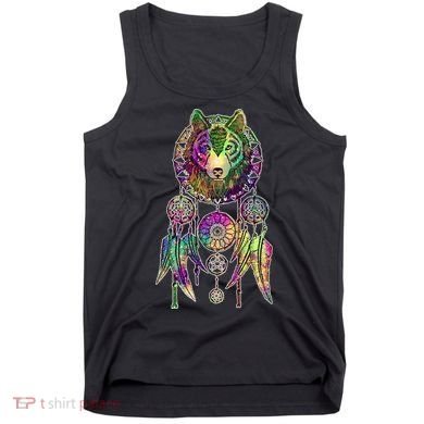 Dream Catcher Wolf Galaxy Tank Top