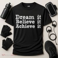 Dream It Believe It Achieve It Cooling Performance Crew T-Shirt thumb 3