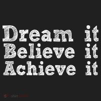 Dream It Believe It Achieve It Golf Towel thumb 3