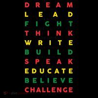 Dream Lead Fight Think Black History Month Coffee Mug thumb 5
