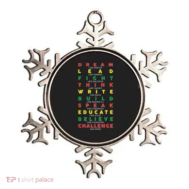 Dream Lead Fight Think Black History Month Ornament