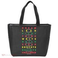 Dream Lead Fight Think Black History Month Tote Bag thumb 0