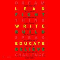 Dream Lead Fight Think Black History Month Santa Hat thumb 1