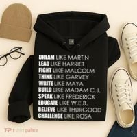 Dream Lead Fight Think Write Build Speak Educate Believe Challenge Hoodie thumb 4