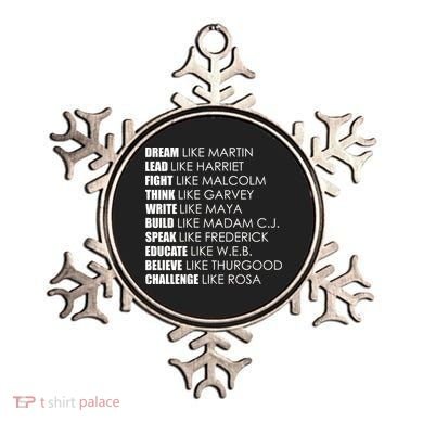 Dream Lead Fight Think Write Build Speak Educate Believe Challenge Ornament