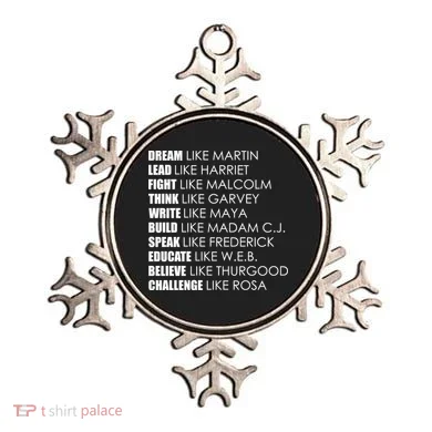 Dream Lead Fight Think Write Build Speak Educate Believe Challenge Ornament