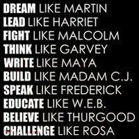 Dream Lead Fight Think Write Build Speak Educate Believe Challenge Ornament thumb 1